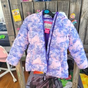 Snozu, girl's purple ski jacket, size 6